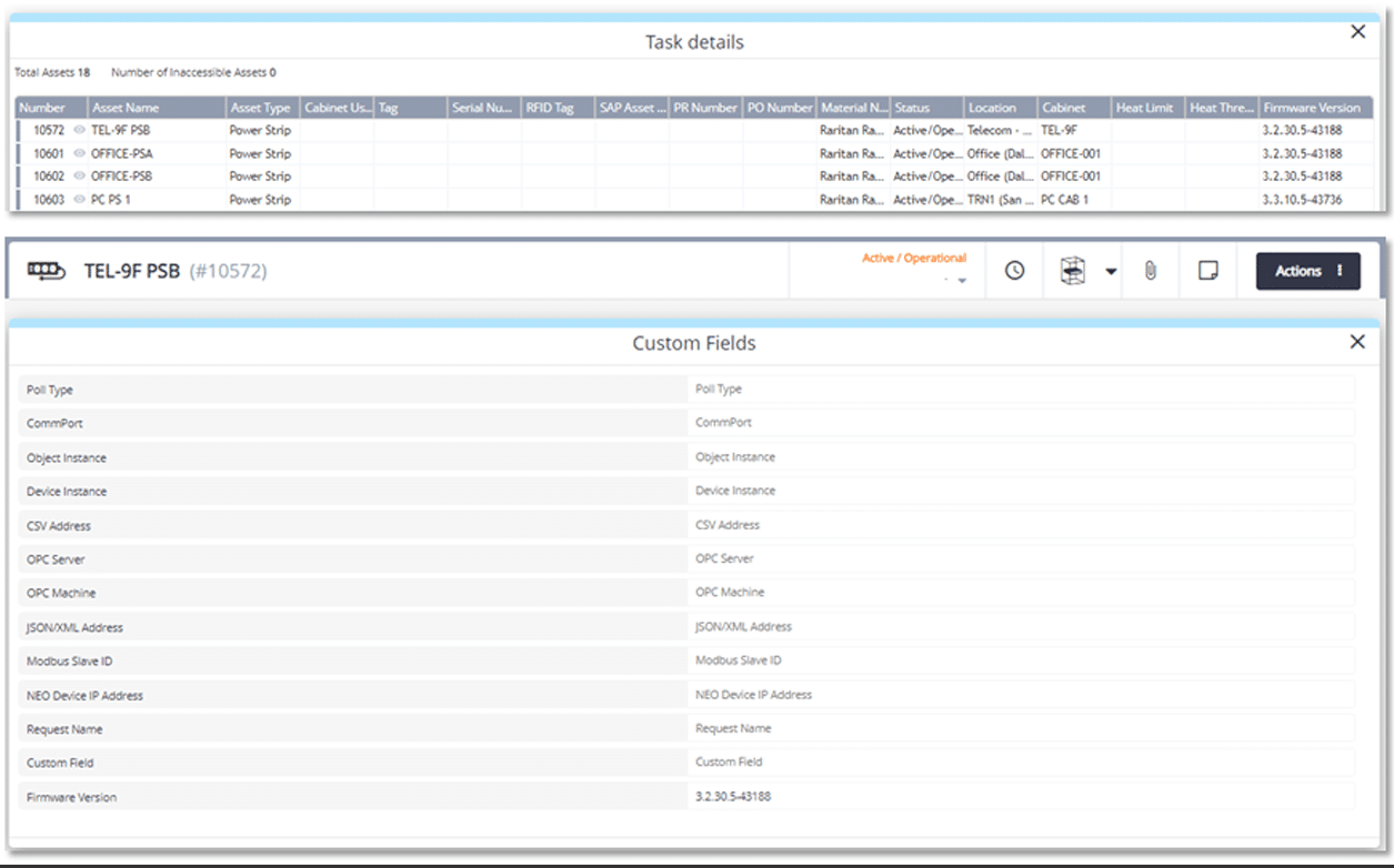RPDU Options Screen